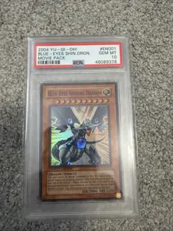 Yu-Gi-Oh! 2004 Movie Pack Promo BLUE-EYES SHINING DRAGON MOV-EN001 PSA 10 - Image 1