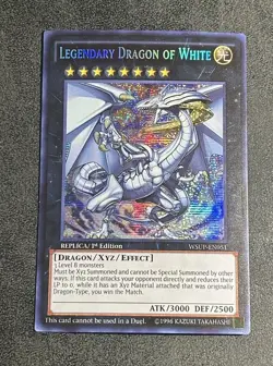 Yugioh 1st Edition Legendary Dragon of White WSUP-EN051 World Superstars - Image 1