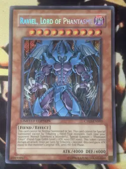 Yugioh: Raviel, Lord Of Phantasms - CT03-EN003 - Secret Rare - Limited Ed - LP - Image 1
