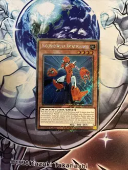 (HE) Machina Gearframe Yugioh RA03-DE234 Platinum Secret Rare German 1st VLP - Image 1