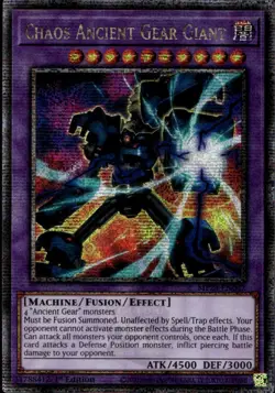Chaos Ancient Gear Giant 1st Ed Quarter Century MP24-EN042 Yu-Gi-Oh! - Image 1