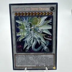 Yu-Gi-Oh Stardust Sifr Divine Dragon 1st Edition Secret Rare BLMM-EN151 - Image 1