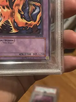 Yugioh Lob-019 Darkfire Dragon 1st Ed Psa 10 Gem Mint Rare Legend Of Blue-eyes - Image 5