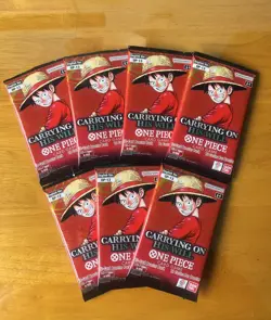 Lot Of 7 One Piece OP13 Carrying On His Will Booster Pack ENGLISH New Loose Pack - Image 2