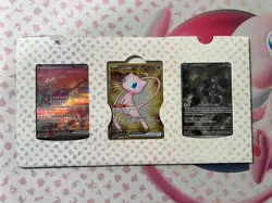 Pokemon 151 UPC Promo Set, Box Fresh: Metal Mew 205, Sealed Mew 053 & Mewtwo 052 - Image 1