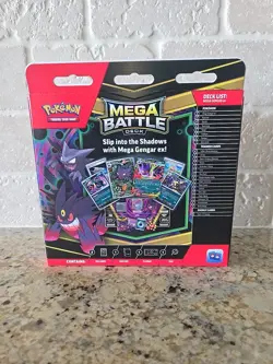 Pokemon TCG Mega Battle Deck Mega Gengar Ex Factory Sealed Brand New Sealed - Image 2