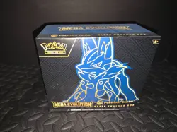 Pokemon Center Mega Evolution Elite Trainer Box Lucario NEW SEALED Exclusive ETB - Image 1