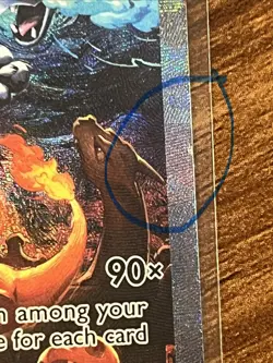 Pokemon Mega Charizard X EX 125/094 DAMAGED MP/LP SEE PICS AND DESCRIPTION - Image 3