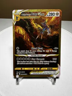 Pokemon Crown Zenith Galarian Gallery Origin Forme Dialga VSTAR GG68/GG70 Gold - Image 1