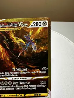 Pokemon Crown Zenith Galarian Gallery Origin Forme Dialga VSTAR GG68/GG70 Gold - Image 4