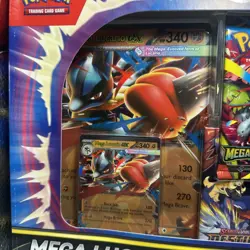 Pokemon TCG Mega Lucario ex Premium Figure Collection Box Factory Sealed IN HAND - Image 2