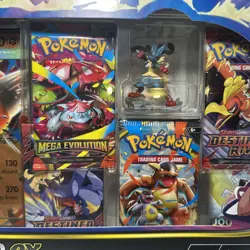 Pokemon TCG Mega Lucario ex Premium Figure Collection Box Factory Sealed IN HAND - Image 3