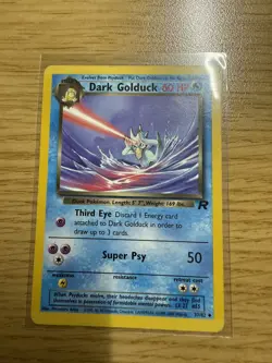 Pokemon TCG Dark Golduck Team Rocket 37/82 Regular LP. - Image 1