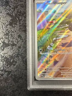 2025 POKEMON PFL EN PALDEAN WOOPER ILLUSTRATION RARE #102 💎 PSA 9 - Image 4