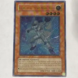 Yugioh: E - Hero Neos Alius - TAEV-EN018 - Ult - 1st Edition NM Error misprint - Image 1