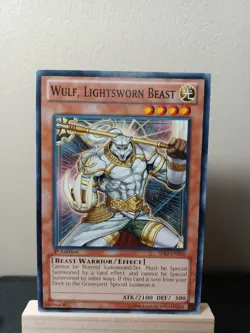 Yu-gi-oh! Wulf, Lightsworn Beast SDLI-EN010 Common 1st Edition NM - Image 1
