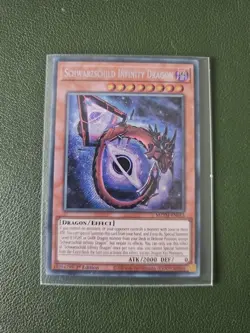 MZTM-EN013 Schwarzschild Infinity Dragon Secret Rare 1st Edition Mint YuGiOh - Image 1