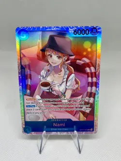 Nami SR OP11-054 A Fist of Divine Speed One Piece English - Image 1