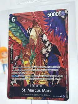 Bandai St. Marcus Mars OP13-091 Carrying on His Will Rare Special Character - Image 2