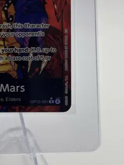 Bandai St. Marcus Mars OP13-091 Carrying on His Will Rare Special Character - Image 3