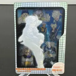 History of Trunks DXHI-09-027 Morinaga Japanese Dragon Ball Z Clear Card ~ HP - Image 2