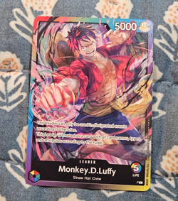 Monkey.D.Luffy Release Event Leader P PR Regular Promotion Cards - One Piece - Image 1