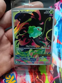 Pokemon TCG Bulbasaur IR 133/132 Mega Evolutions Stamped Promo Card - Image 2