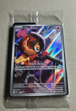 2025 Pokemon Charcadet 022 Black Star Promo Card Phantasmal Flames SEALED - Image 1