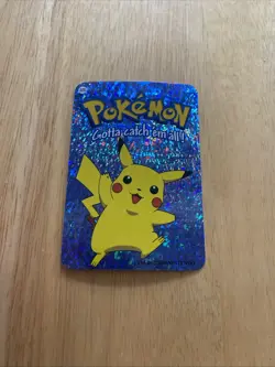 Pikachu #025 - Vintage Vending Machine Prism Sticker 2000 - Pokemon Card - Image 2