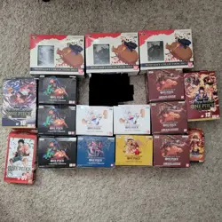 One Piece Card Game Empty Box Lot For Display 17 Total - Image 1