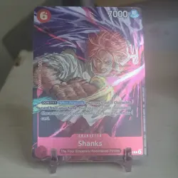 One Piece Shanks P-083 Promo Card English Version - Image 2