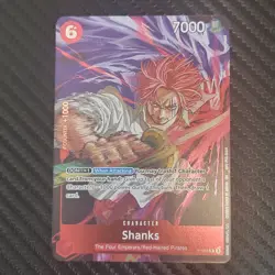 One Piece Shanks P-083 Promo Card English Version - Image 3