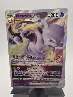 💥 Pokemon TCG Mewtwo VSTAR Holo Ultra Rare Holo Card 031/078 - Image 1
