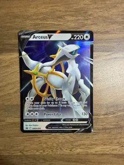 Pokemon TCG Arceus V SWSH306 Black Star Promo Card - NM - Image 1