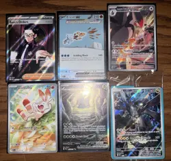 Pokemon TCG 6 card lot promo, SIR, Illustration rare & Ultra Rare. NM. - Image 1