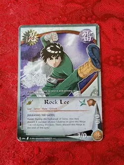 Naruto Collectible Card Game: Rock Lee 094 Gold Text - Image 1
