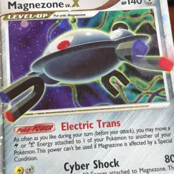 Magnezone LV.X 142/146 Holo Legends Awakened Pokemon Card 2008 DAMAGED - Image 4