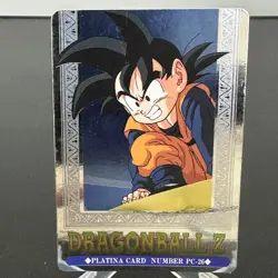Son Goten PC-26 Holo Japanese Dragon Ball Z Platina Card ~ HP - Image 1
