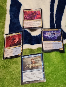 MTG Legendary God x4 Djeru and Hazoret/Svyelun of Sea and Sky/Heliod the Warped - Image 1