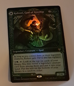 Kolvori, God of Kinship Showcase Foil NM Kaldheim MTG MAGIC THE GATHERING - Image 1