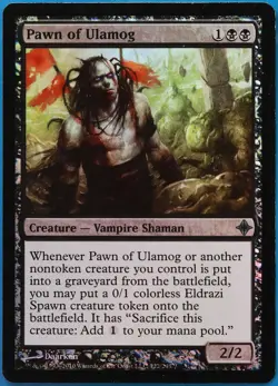 Pawn of Ulamog FOIL Rise of the Eldrazi PLD Uncommon CARD (511352) ABUGames - Image 1