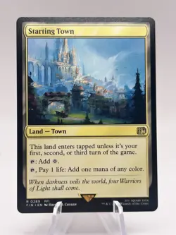 Starting Town Land 0289 Final Fantasy FIN MTG NM - Image 1