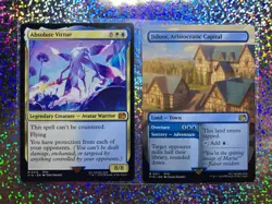 MTG Regular: 0212 Absolute Virtue; 0311 Jidoor, Aristocratic Capital Borderless - Image 1