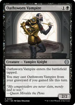 Oathsworn Vampire [The Lost Caverns of Ixalan Commander] Magic MTG - Image 1