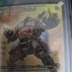 Krang, Utrom Warlord Showcase Foil NM MTG Teenage Mutant Ninja Turtles - Image 2