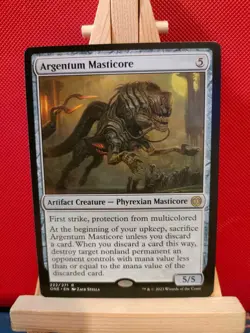 Argentum Masticore - Phyrexia: All will be One - Rare - NM - MTG - Image 1