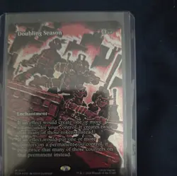 DOUBLING SEASON ~ NM ~ MTG Magic- 0011 PZA Borderless FOIL tmnt ninja turtles - Image 3