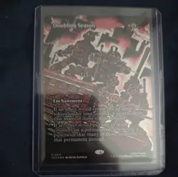 DOUBLING SEASON ~ NM ~ MTG Magic- 0011 PZA Borderless FOIL tmnt ninja turtles - Image 4