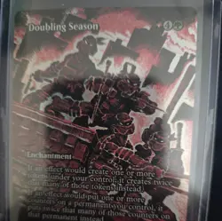 DOUBLING SEASON ~ NM ~ MTG Magic- 0011 PZA Borderless FOIL tmnt ninja turtles - Image 5