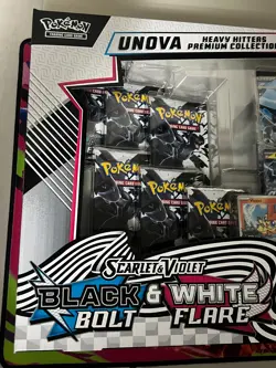 Pokemon TCG Unova Heavy Hitters Premium Collection Black Bolt & White Flare NEW - Image 3